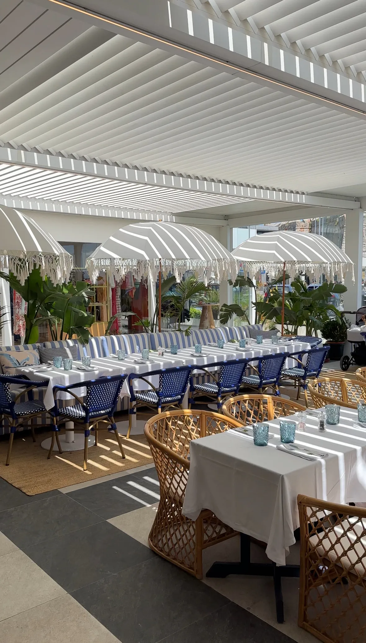 Luxury restaurant terrace — Clout Haus Media